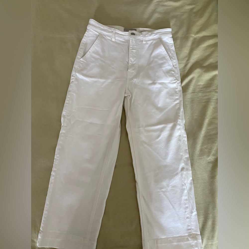 Everlane white ankle pants